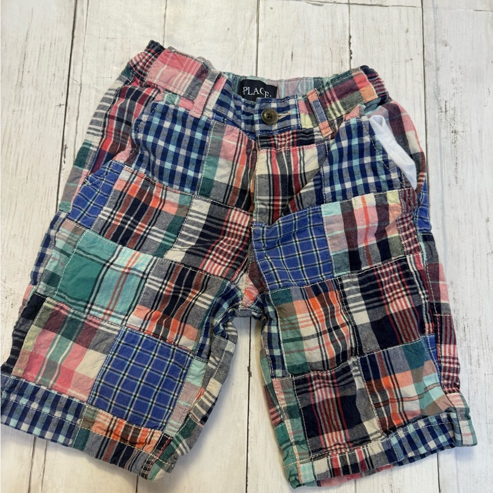 Place Men's Multicolor Patchwork Cargo Shorts